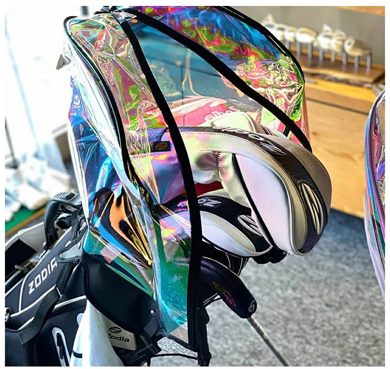 PGM Waterproof Universal Golf Bag Cap Transparent Colorful Design for Most Golf Bags