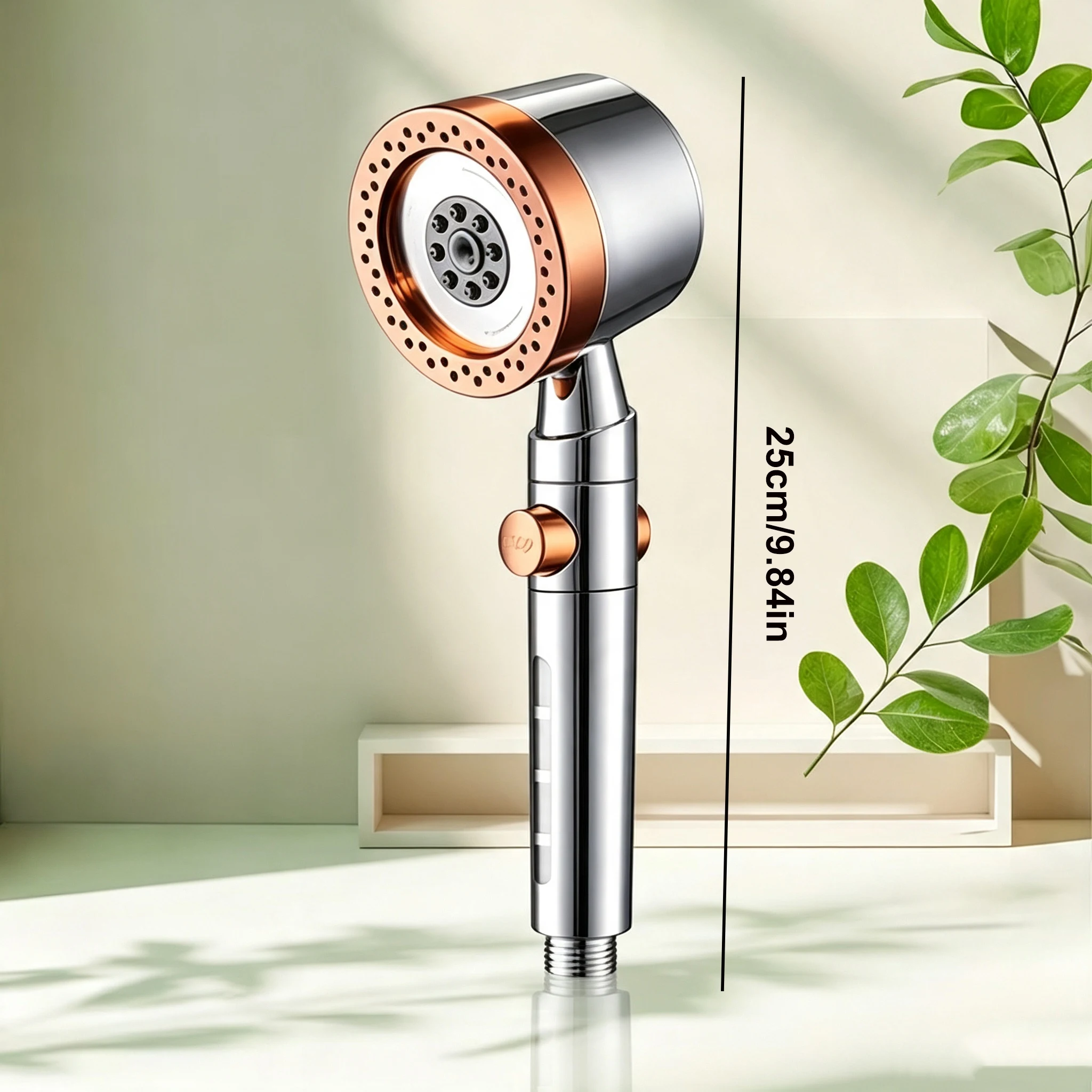 5 Adjustable Water Flow Modes Handheld Showerhead, Equipped with Filtration System, Bathroom Showerhead, Enjoy Luxurious Bathing