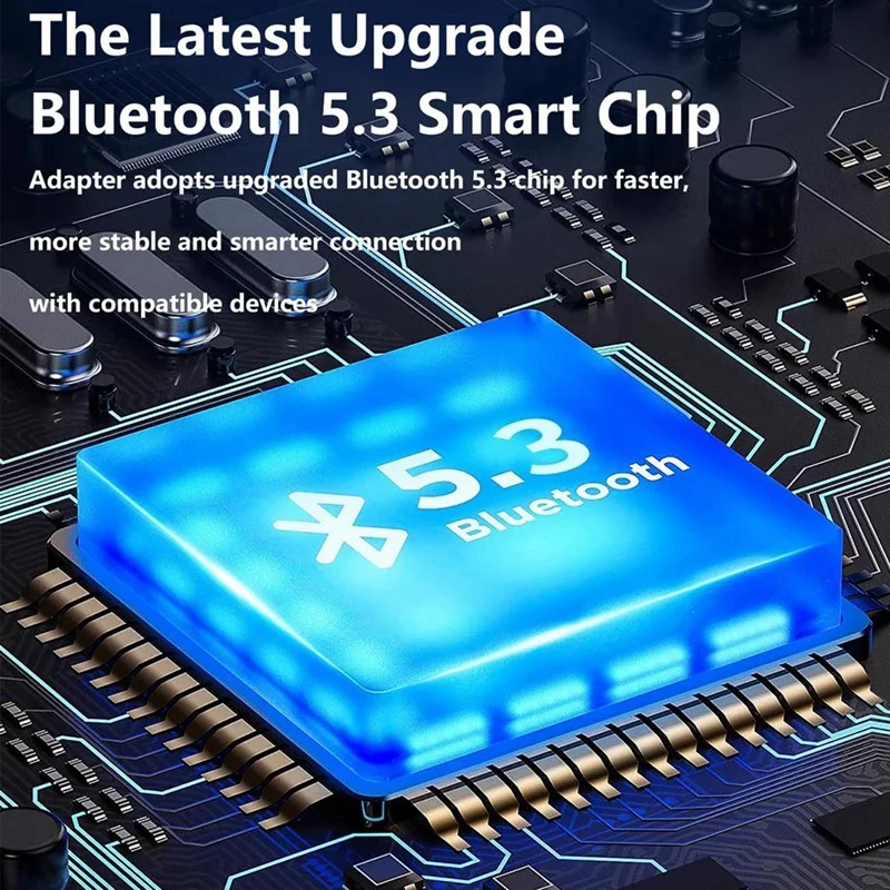 Bluetooth 5.3 FM Transmitter For Car, Bluetooth Car Adapter, Support MP3 Player, Handsfree Calling, LED Backlit, U Disk