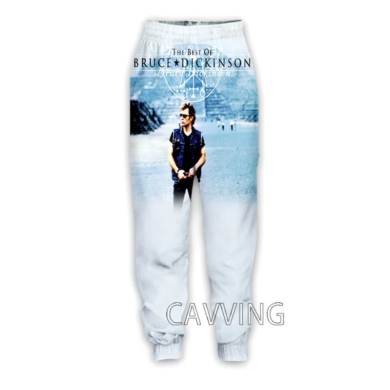 

CAVVING 3D Printed Bruce Dickinson Band Casual Pants Sports Sweatpants Straight Pants Sweatpants Jogging Pants Trousers