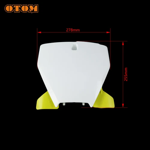 Imagen 2 del producto OTOM guardabarros de registro de placa de matrícula delantera de motocicleta, cubierta de plástico para HUSQVARNA FC250, FE350, FX450, TC125, TE150, TE300, 2019-2023
