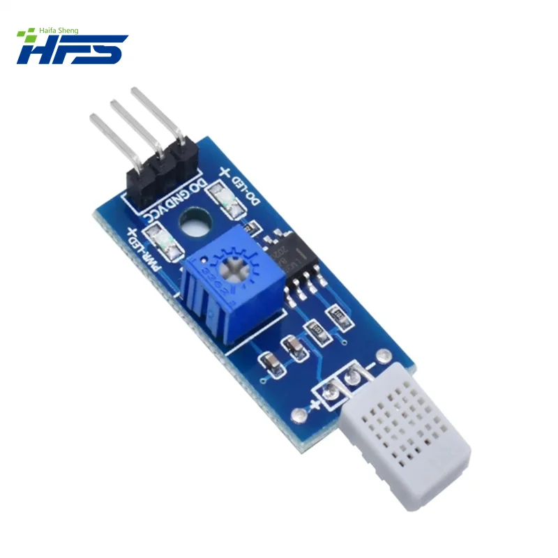 Hr202 Vochtigheidsdetectiesensor Module Dc 3.3V-5V Lm393 Chip (3-draadsysteem)