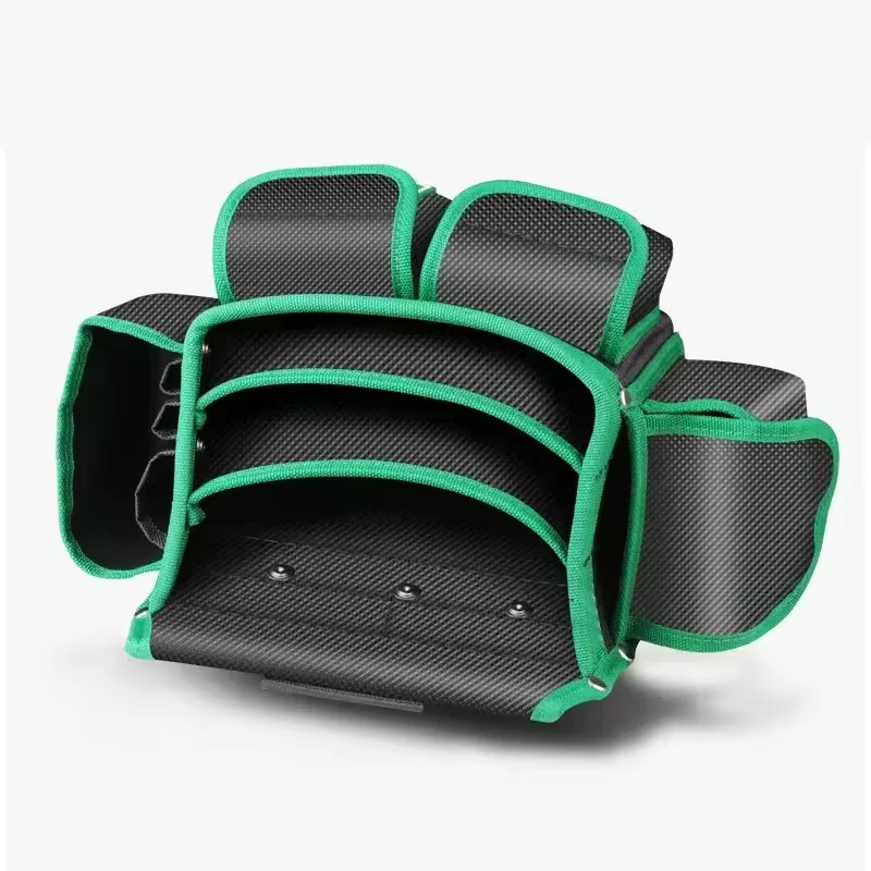 

LAOA Plus Size Electrician's Waist Bag Multifunctional Carpenter's Bag Thickened 1680D Oxford Fabric Toolbag