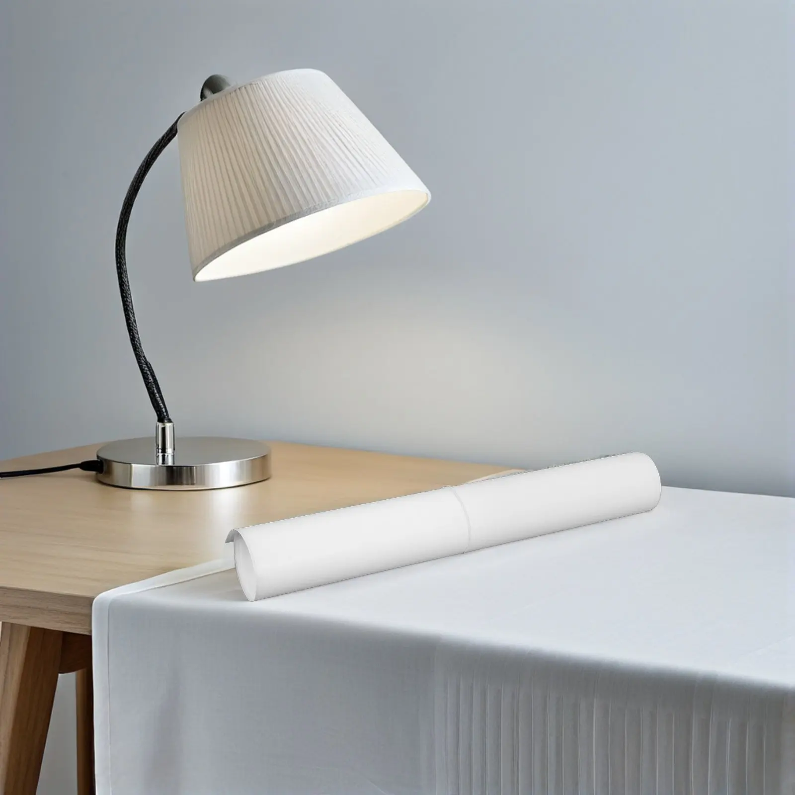 2 Rolls PVC Lampshade Sheet 47x20inch Light Blocking Glare Reducing Decorative Material for DIY Ceiling Table Lamp Shade Craft