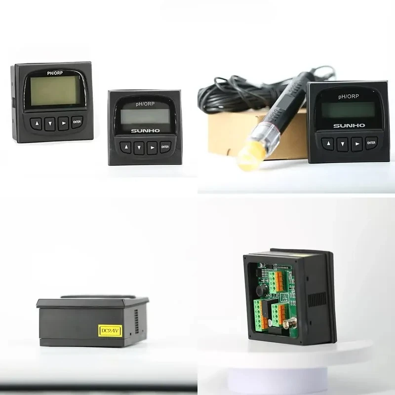 On-line pH ORP Controller with 4-20mA Output, pH ORP Meter for Water and Drinking Water Treatment PC-7750