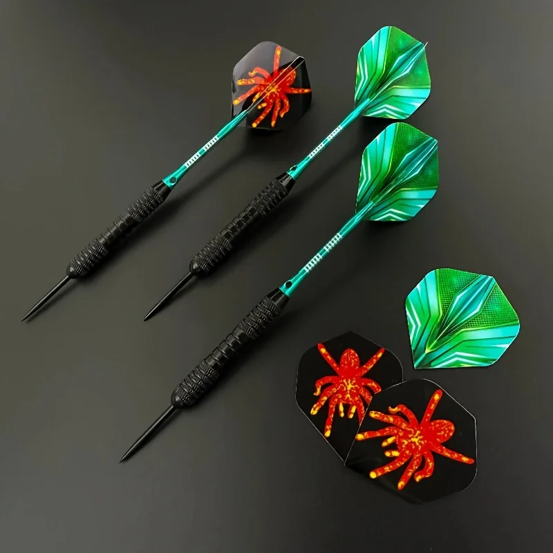 22g Hard Dart Set with Contrasting Wings to Showcase Personality, Complete with Professional Accessories.