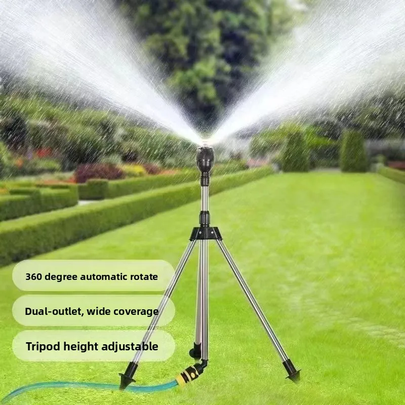 360° Rotating Garden Sprinkler Kit Automatic Irrigation System Watering Equipment for Lawn Yard Patio Vegetable Garden Outdoor