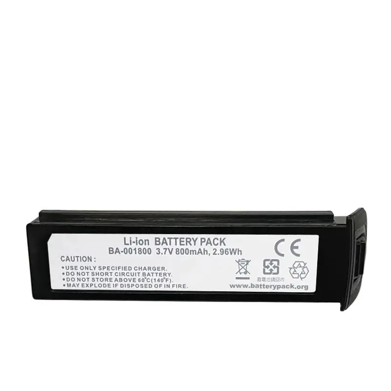 BA-001800 3.7V 800mAh 2.96Wh Rechargeable Lithium Battery Pack