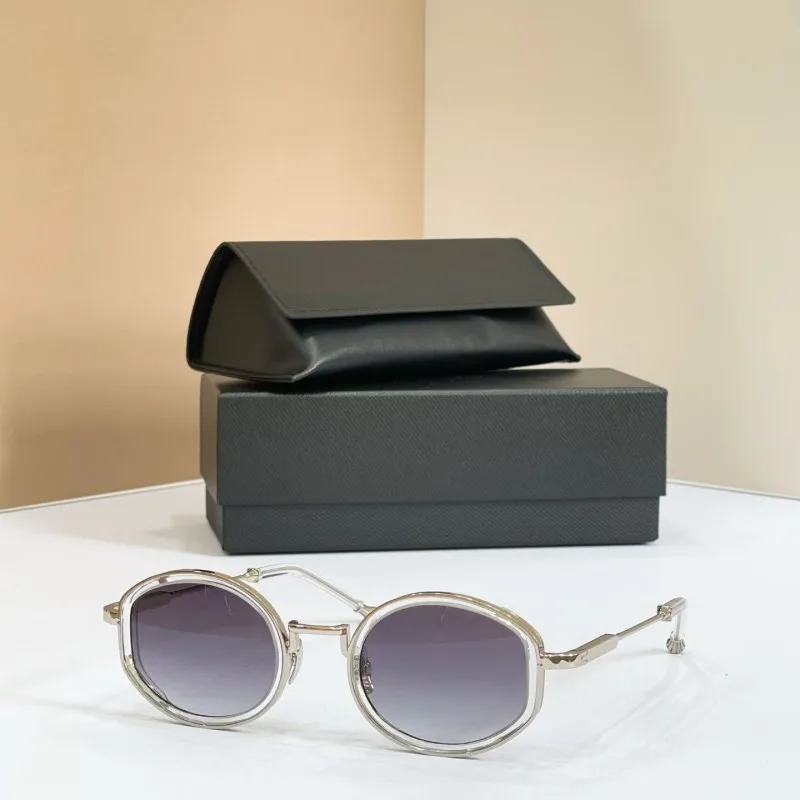 Luxury Sunglasses Metal Frame UV Protection Eyewear Unisex with Box Brand Sun Glasses and Model C104