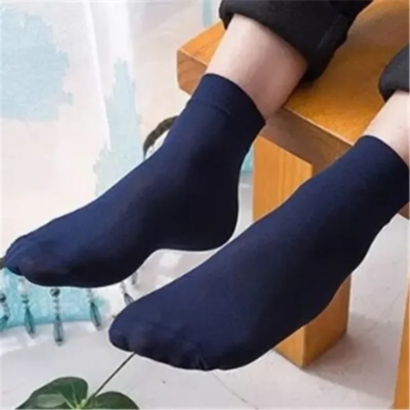 1 Pairs to 3 Pairs New Summer Ice Thin Men\'s Socks Breathable Casual Business Men Socks Fashion Male Elastic Sports Socks