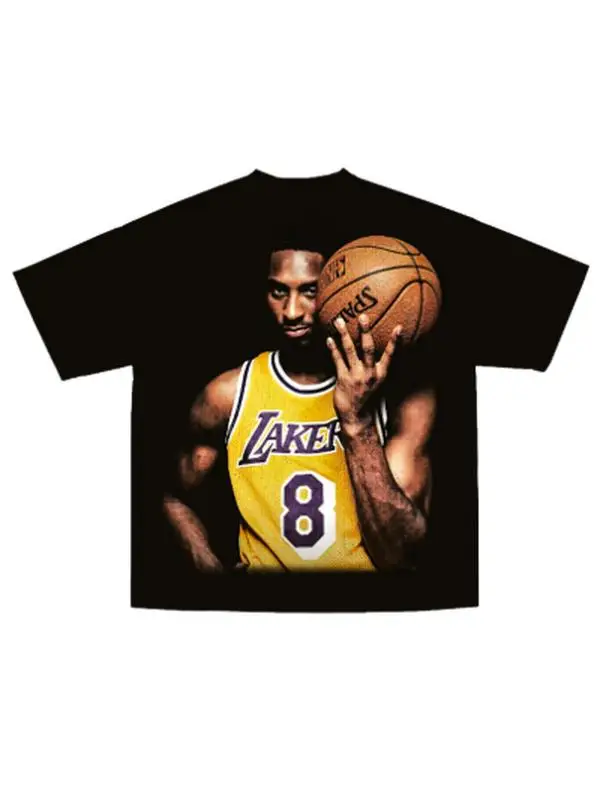 Kobe 8 Vintage T-Shirt, Basketball Graphic Tee, Retro Athletic Streetwear, Unisex Fan Apparel