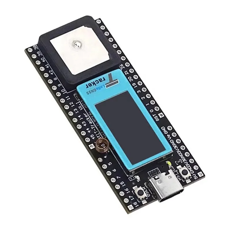 FULL-Lora Wireless Tracker ESP32 Lora Meshtastic Asset Tracker SX1262 Wi-Fi Bluetooth GPS Tracker 433-510MHZ For Bike Car