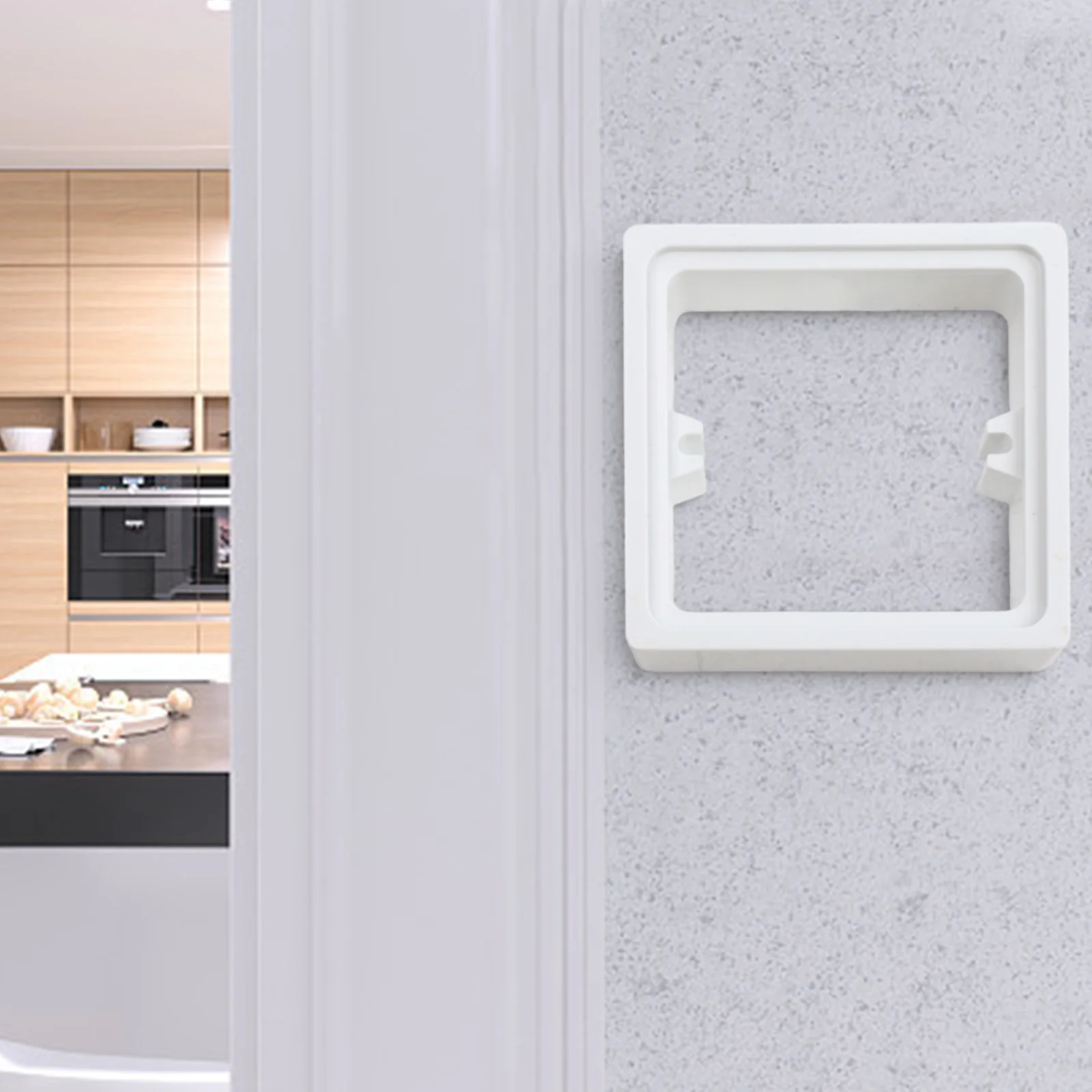 2 قطعة 30 مللي متر مربع فاصل مقبس واحد فاصل 1 عصابة إطار غطاء ألواح مع المسمار 2025 رائجة البيع العلامة التجارية. جودة جديدة وعالية #3