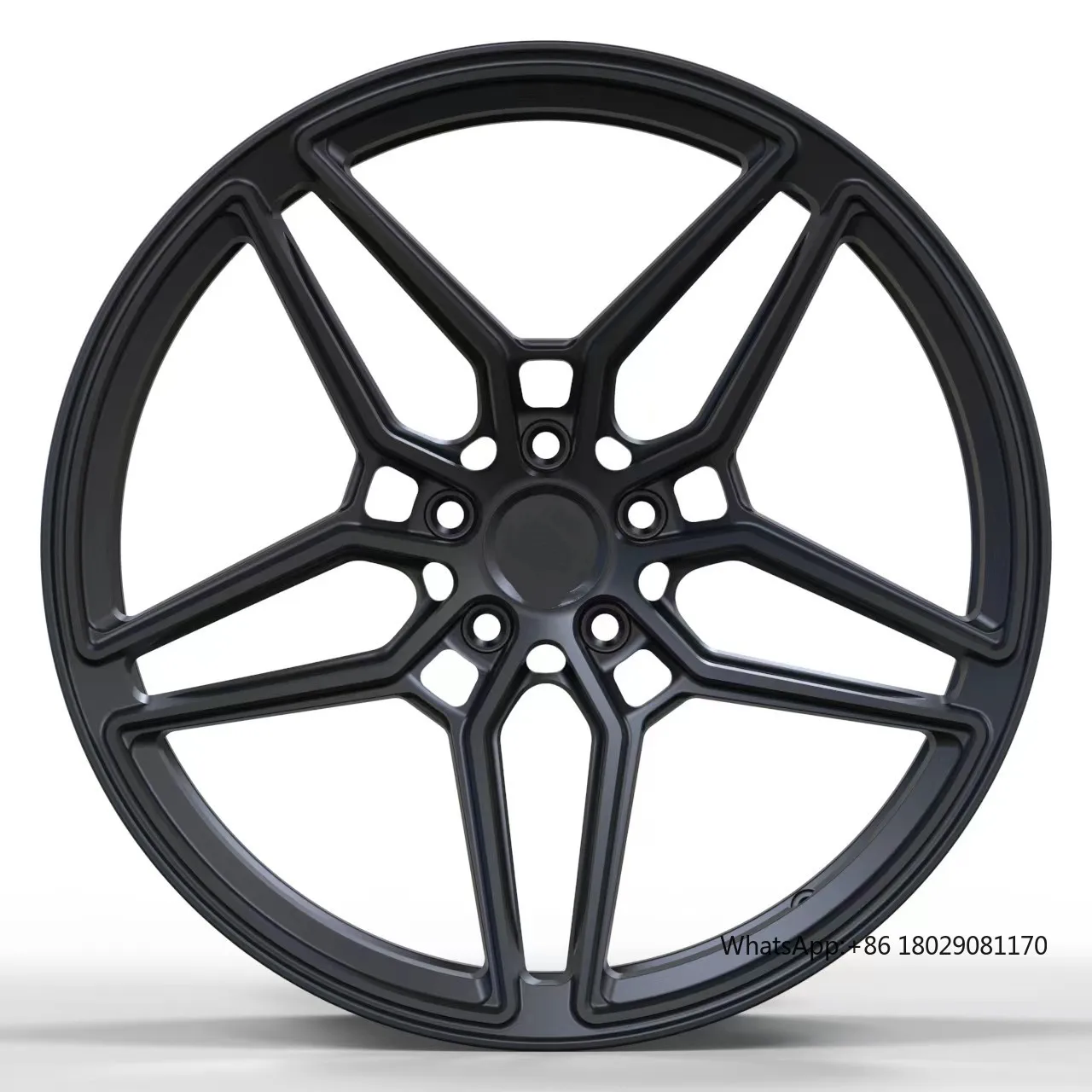 

Customized matt black aluminum T-6061 alloy forged wheels Car Modifying Passengers Racing car