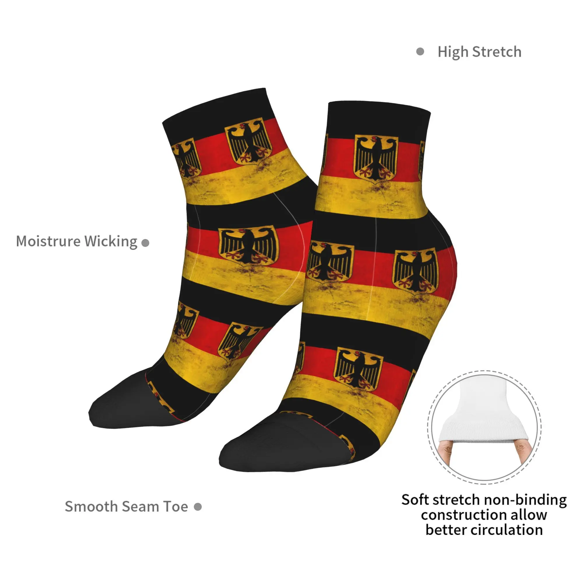 Calcetines con bandera del Imperio del Reich DK alemán para todas las estaciones, calcetines súper suaves Harajuku, medias de moda para hombres y mujeres, regalos