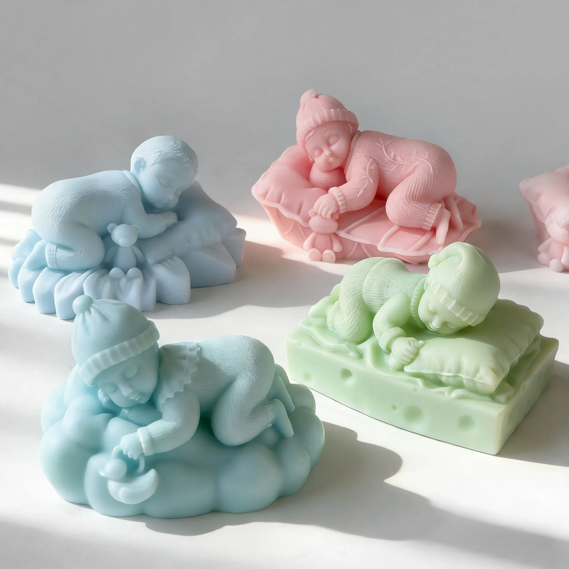 DIY Sleeping Baby Silicone Can - Soap Making Scents ulasan dan harga
