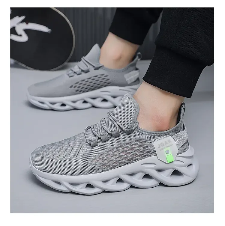 Sommer Herren Sport-Laufschuhe Schwarze Jogging-Sneaker Freizeitschuhe Outdoor Atmungsaktives Mesh Damen Leichte Stoßdämpfung Übergrößen – Detail 7