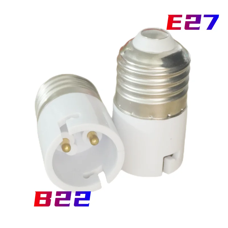 E27 to B22 Light Socket adapter E27 to B22 lamp holder converter, Edison to Bayonet Socket adapter CE Rohs