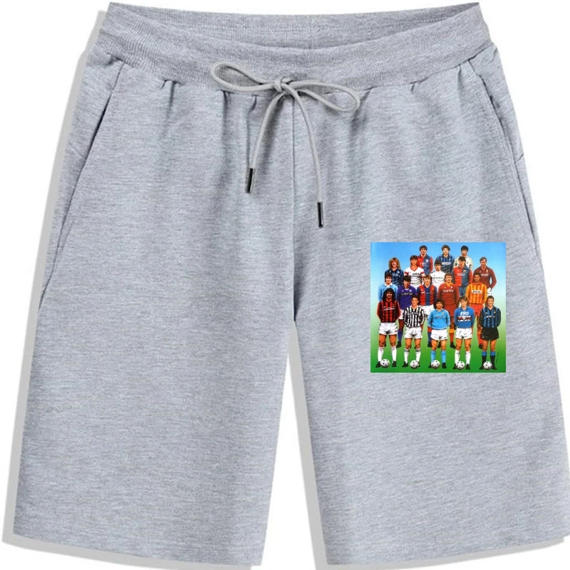 Pantaloncini per uomo Maglia Serie A Anni 80 Maradona Gullit Baggio Calcio Vintage Cool Casual Pride shorts per uomo uomo moda Unisex