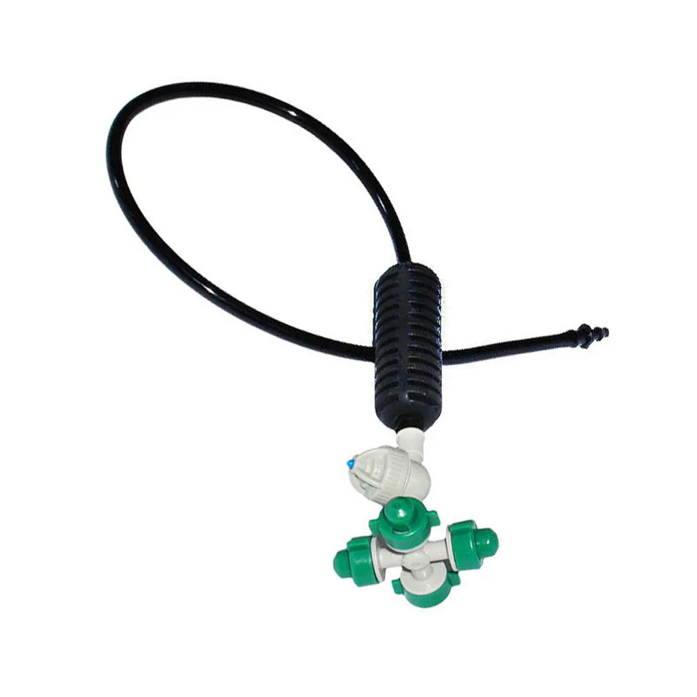 Greenhouse Hanging Fog Nozzle Cross Mist Sprinkler Atomization Water Nozzle Water Mist System 1SET
