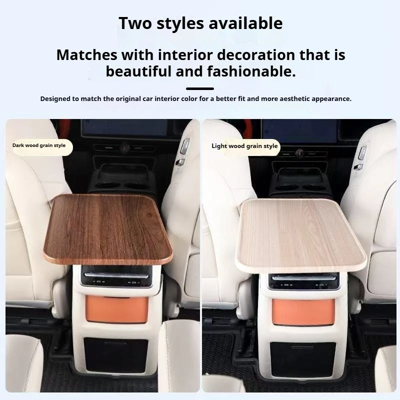 Car Floating Small Table Board Car Computer Dining Table Car Tray Teacup Holder Supplies For Li Lixiang L6 L7 L8 L9 I6 I8 MEGA