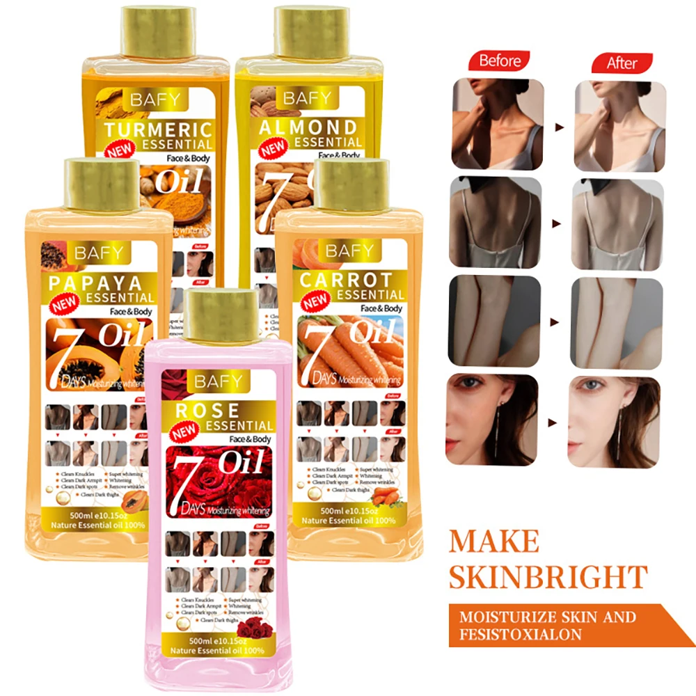 

Almond Papaya Essence Original liquid Face Serum Brightn Moisturizing Turmeric Repair Rose Firming Lifting Facial Skin Care