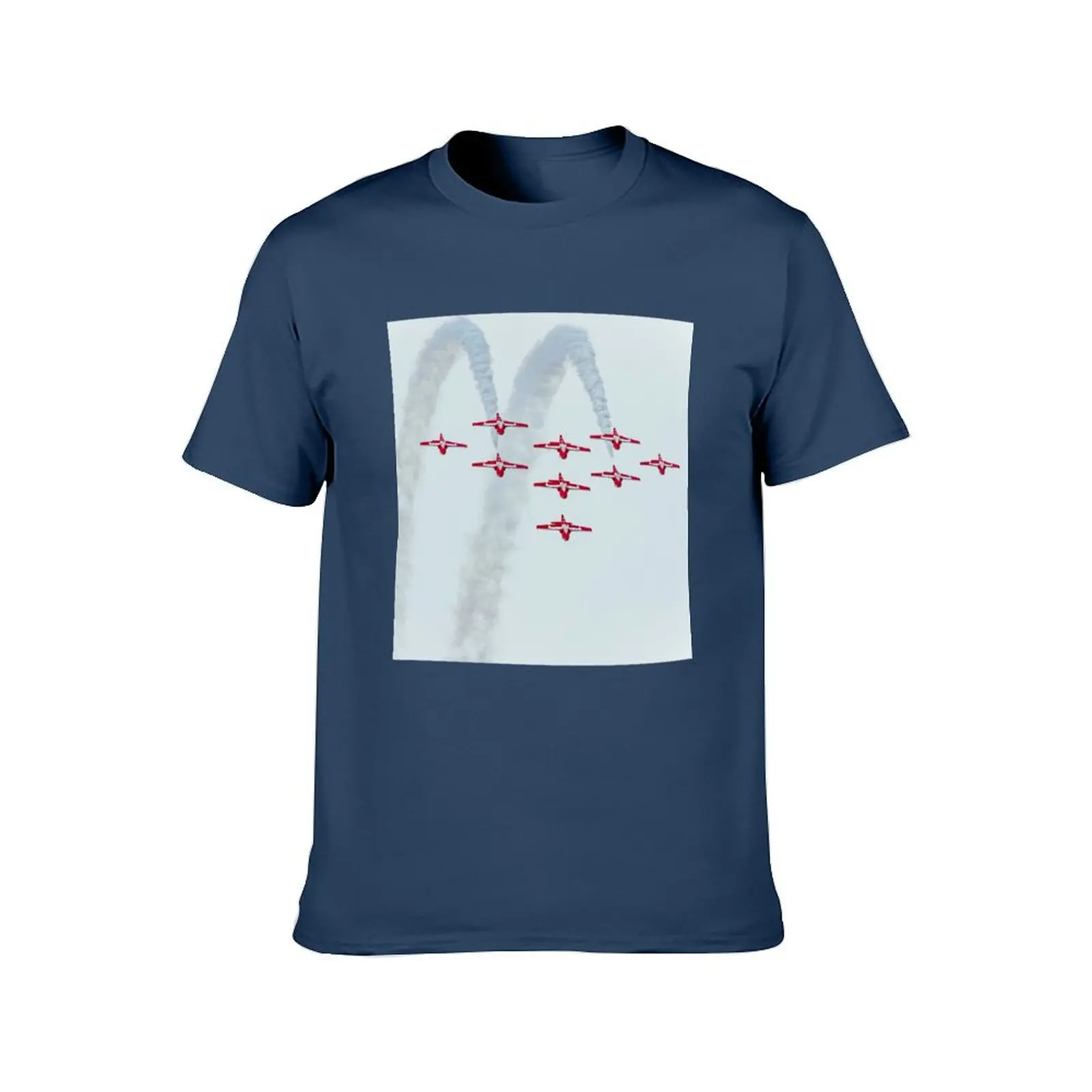 Canadian Snowbirds is an amazing team. T-Shirt men t shirt cotton 100% t shirts for man pack white T-Shirt