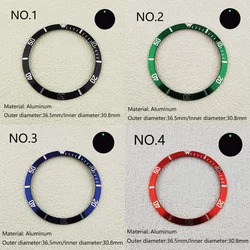 36.5mm Retro Watch Bezel Aluminum Sheet Men'S Watch Accessories Watches Repair Parts 36.5*30.8mm