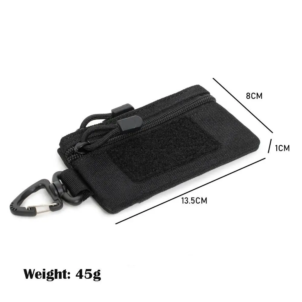 New Mini Key Wallet Multifunctional Solid Color Card Holder Pouch Coin Purse Unisex