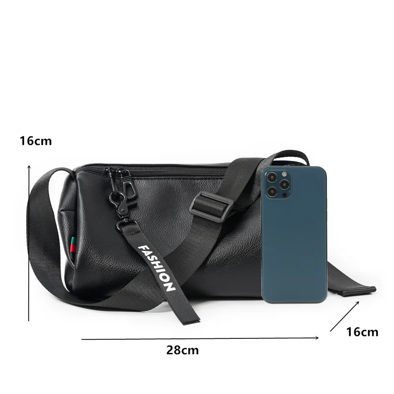 Fashion Casual Crossbody Bag Men Bucket Designer Bags Soft Leather Shoulder Bags Mens Shoulder Bag High Capacity Messenger Bags