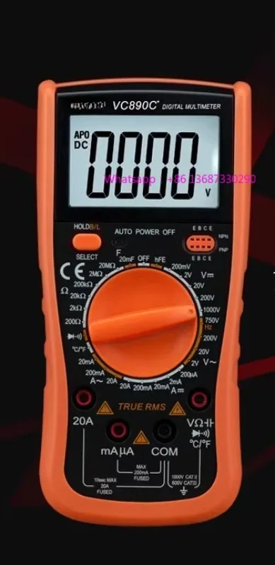 

VC890D+Цифровой мультиметр VC890C+Температура измерения