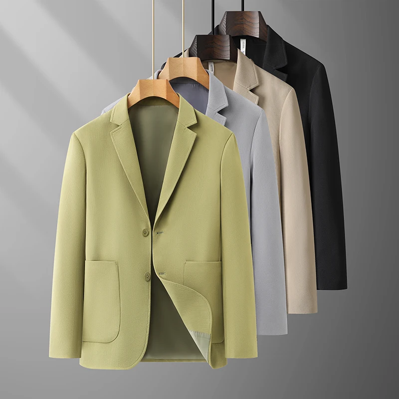 

Весенне-летний мужской костюм-пиджак (корейский стиль) свободного кроя, легкий, прочный, деловой, с одним рукавом, повседневный, больших размеров