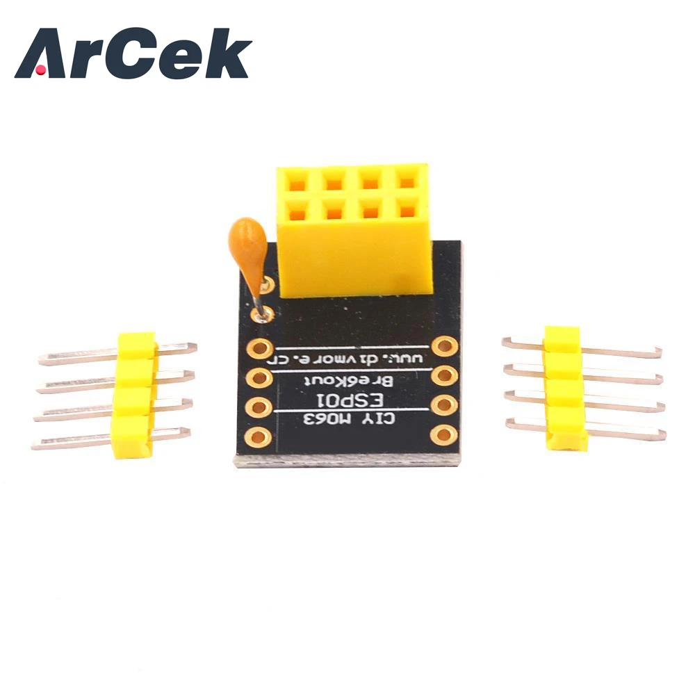 ESP8266 ESP-01S ESP8266 Breadboard Serial, Adaptador para Transceptor WiFi, Breakout Módulo UART