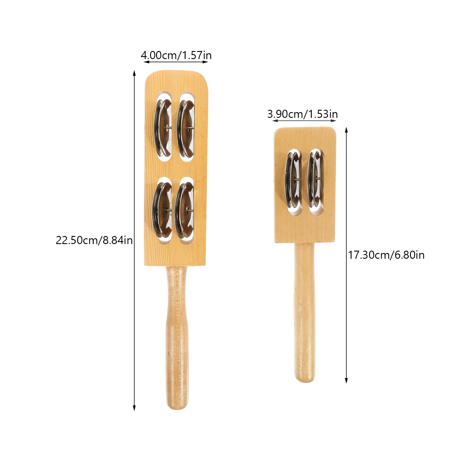 2 pçs criança brinquedo musical instrumentos pré-escolares pandeiro do bebê criança percussão crianças pandeiros