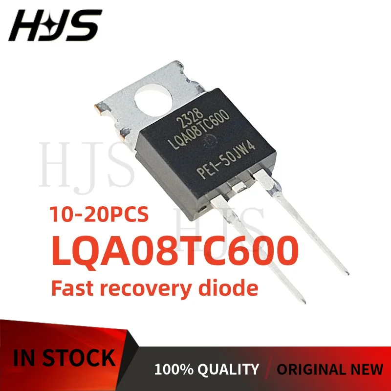 10-20PCS LQA08TC600 LQA 08TC600 TO-220 Fast recovery diode Brand New In Stock
