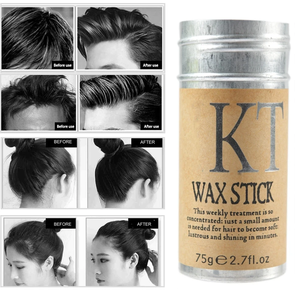 

1pcs Professional Broken Hair Artifact Hair Wax Stick Gel Cream Styling Hair Frizz Fixed Fluffy Styling Wax