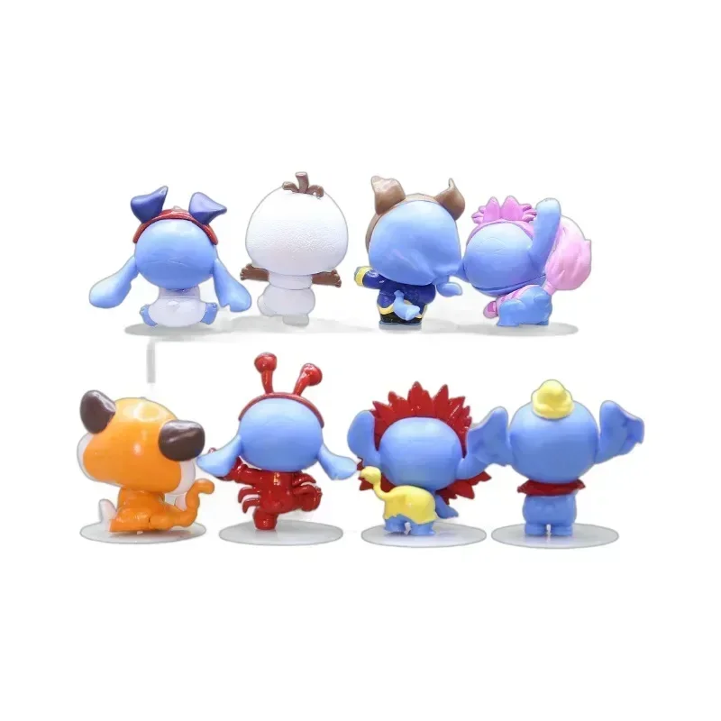 & Disney Zootopia animales Gabby casa de muñecas Stitch Cosplay figuras de Anime juguetes figuras de acción de Anime muñeca niños regalo de cumpleaños