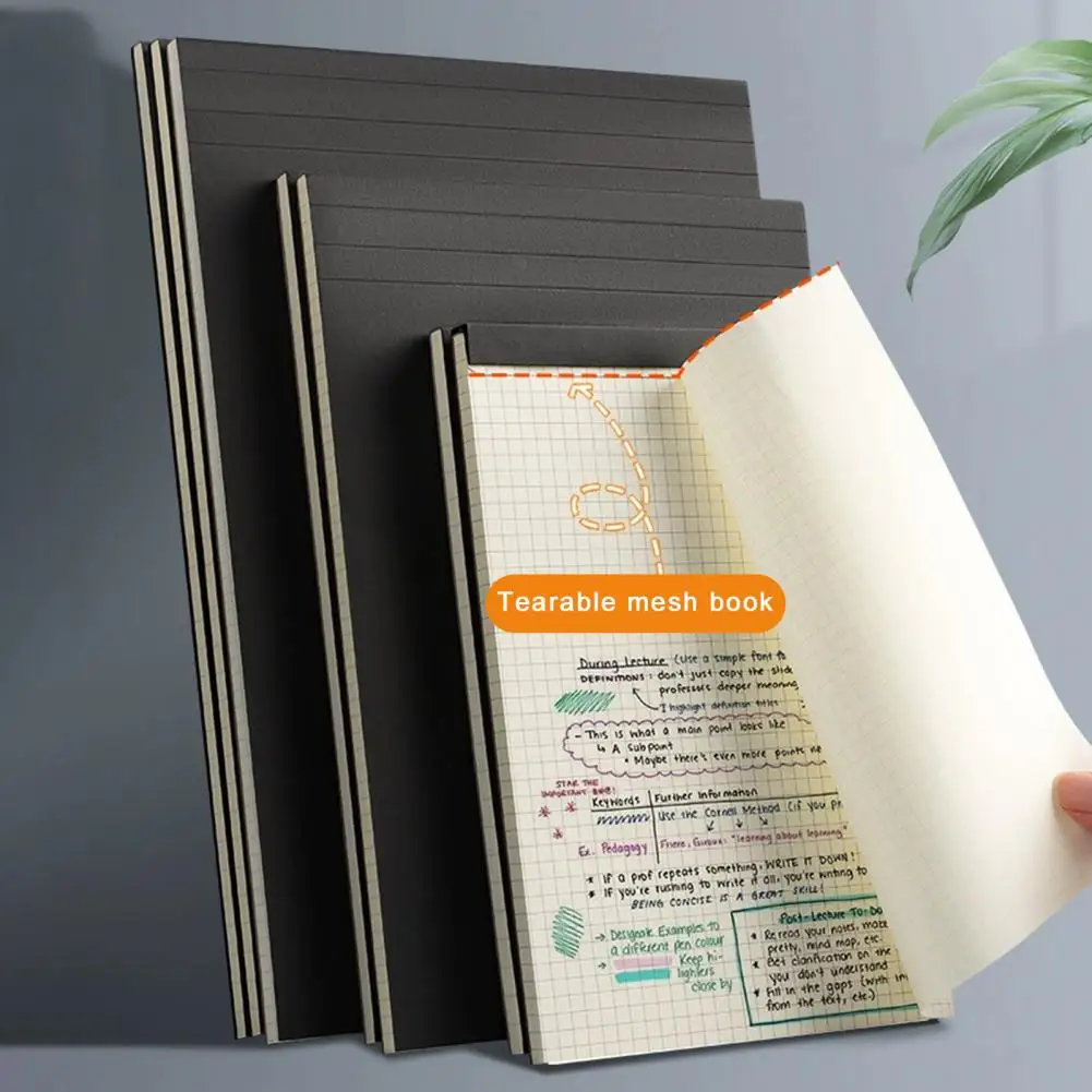 Cuadrícula de papel de cuadrícula geométrica, bloc de papel para hacer bocetos, tomar notas, 80 hojas, fácil de arrancar, cuaderno de papel gráfico A5/b5/a4