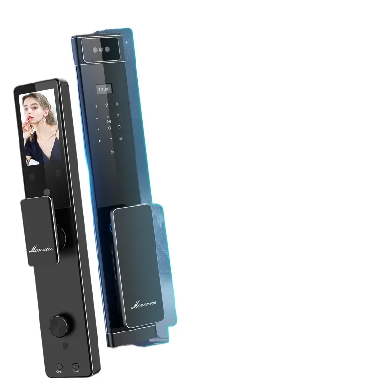 

Fine Carving Palm Vein 3D Face Smart Lock Household Entry Door Lock Fingerprint Lock Remote Intelligent Control