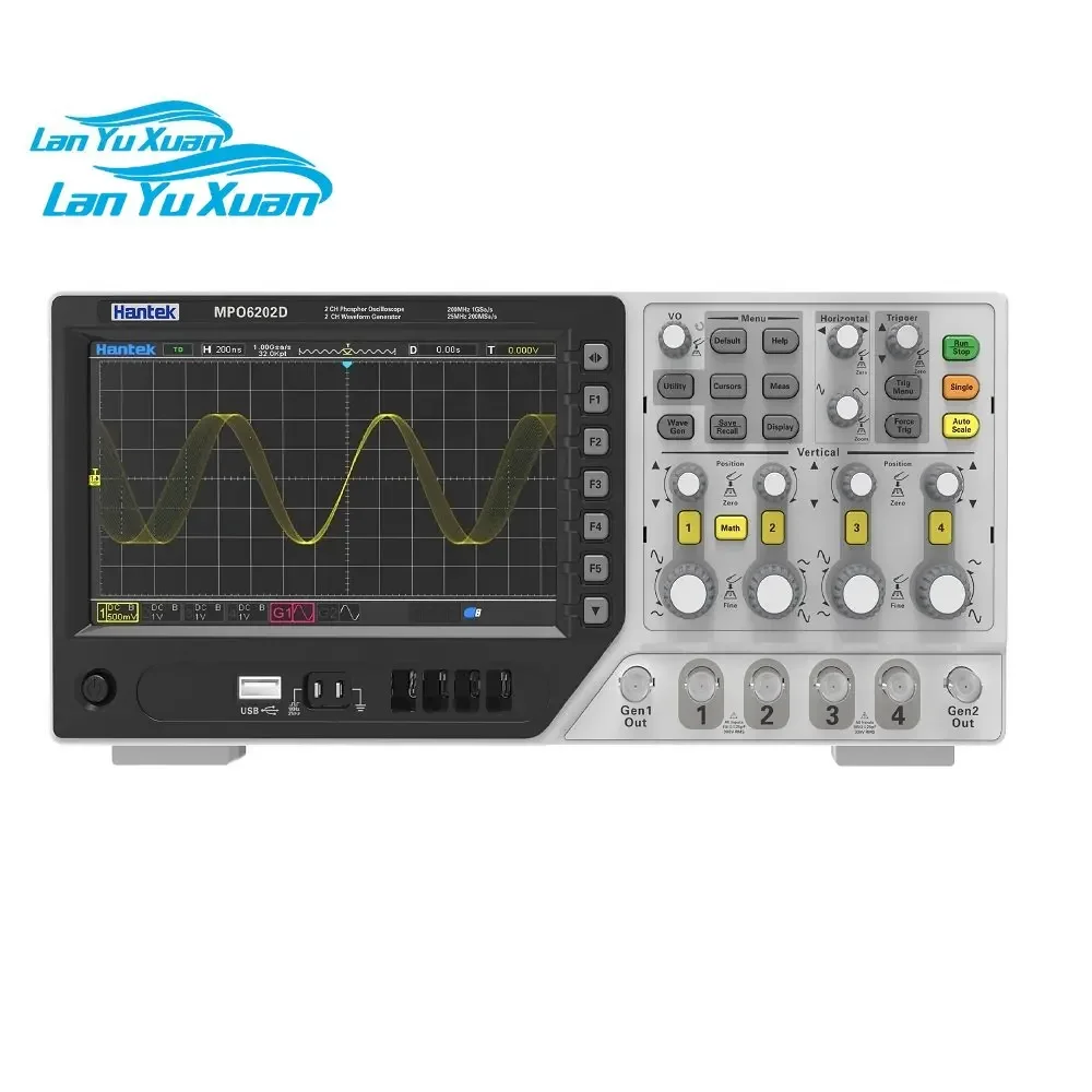 

DPO6084B/6204B/6104C/MPO6204D Hantek 4 channel Digital Storage Oscilloscope 6104B