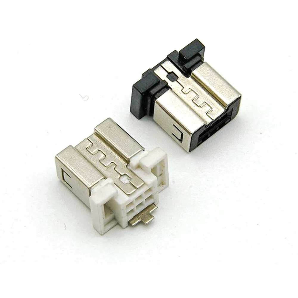 

100pcs Repair parts For wii 6 pin connector jack for wii nunchuck for move plus plug