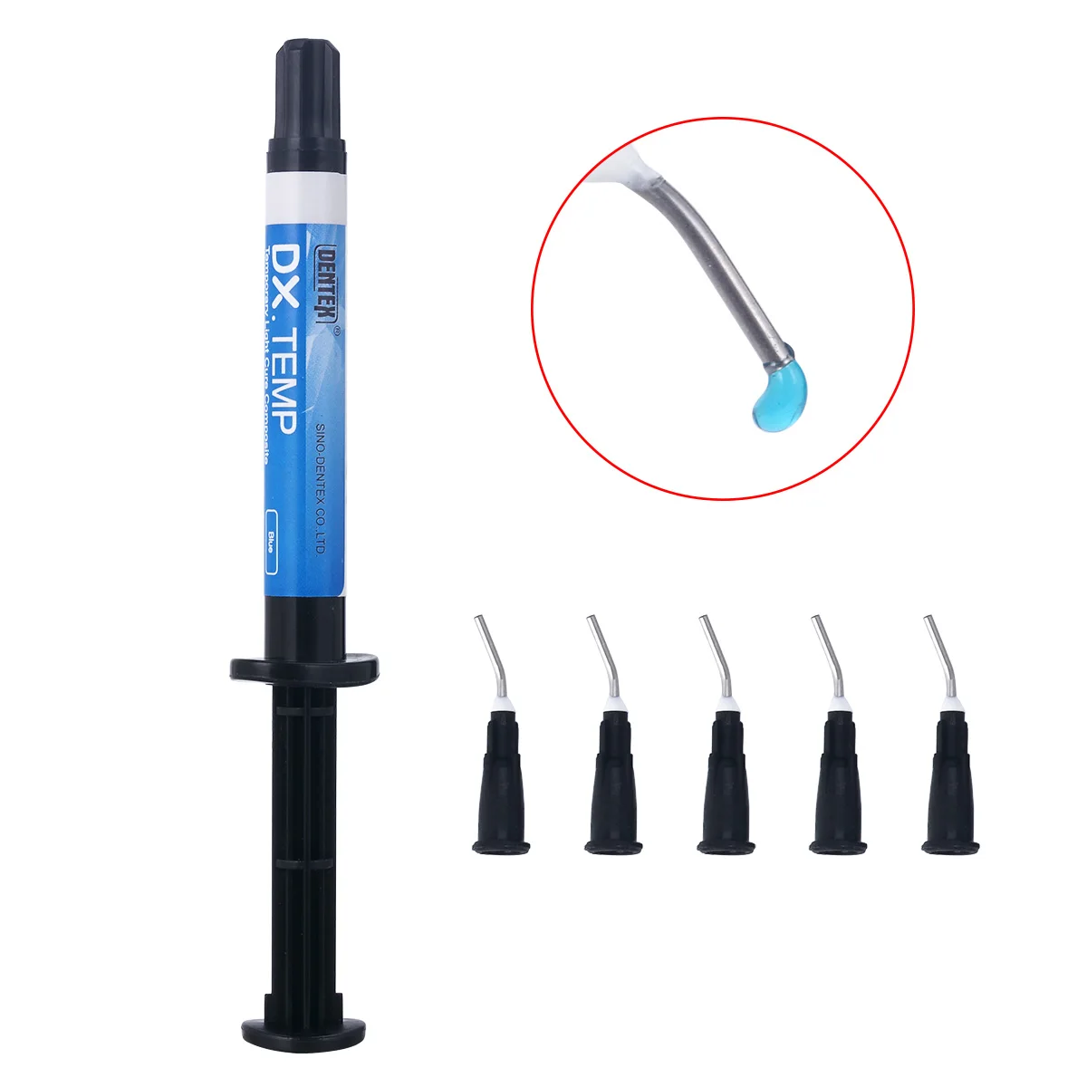 Dental Temporary Flow light Cure filling Composite Material Resin 2.5g blue