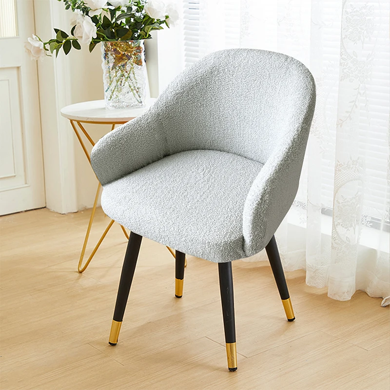 High Arm Chair Cover Stretch Polar Fleece Dining Chair Covers Soft Plush Armchair Cover Hotel Home Party Chair Seat Cover