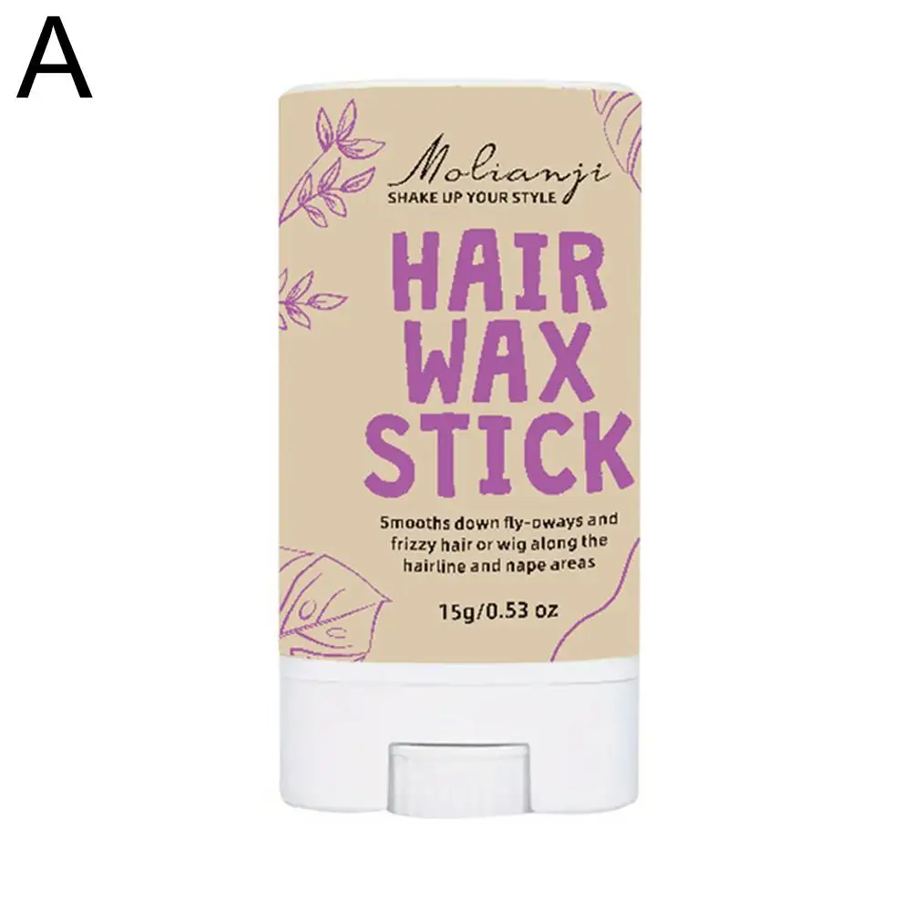 1 قطعة عصا شمع الشعر للطيران بعيدا وجعد الشعر نكهة الفاكهة المحمولة تصفيف الشعر دهن عصا للرجال النساء كسر الشعر X2P6