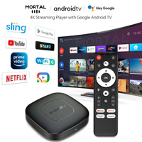 Smart TV Box Streaming Media Player Global Version Mortal T1 Bluetooth Google Assistant Android13 AllwinnerH313 2.4G&5G Wifi 4K