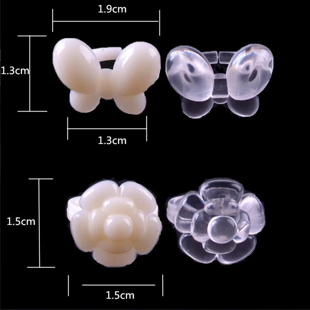 200 قطعة من لوحة عرض الأظافر على شكل فراشة، أداة مانيكير قابلة لإعادة الاستخدام لممارسة فن الأظافر واستخدام تزيين الصالونات