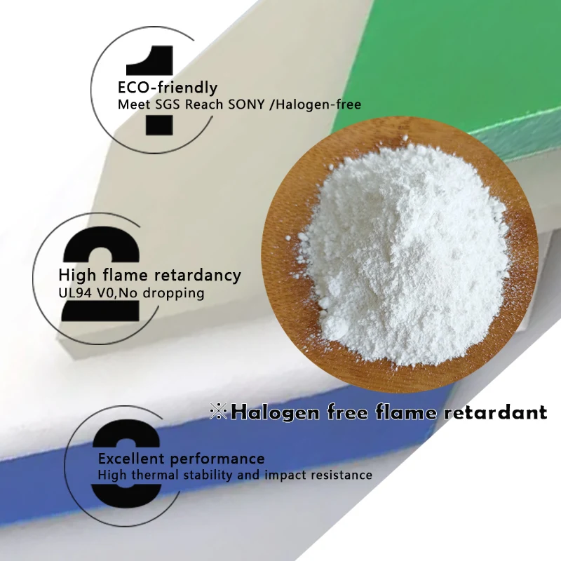 V0 level pp Non- Halogenated flame retardant CAS 66034-17-1 PAPP Piperazine pyrophosphate low smoke no dripping