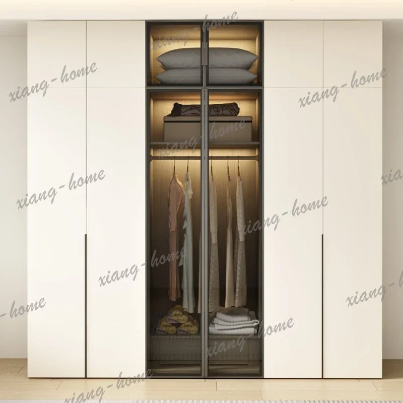 Factory Direct Organizer Shelf Wardrobe Nordic Multilayer Living Room Closet Wardrobes Storage Shelves Armadio Camera Da Letto F