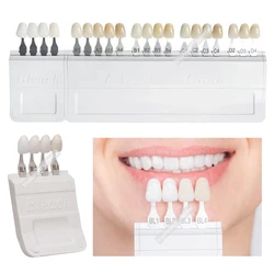 Dental A–D Shade Guide with Bleach Shades Detachable Bleach Chart 16 Basic Shade 4 Bleach Shade Teeth Whitening Based Vita