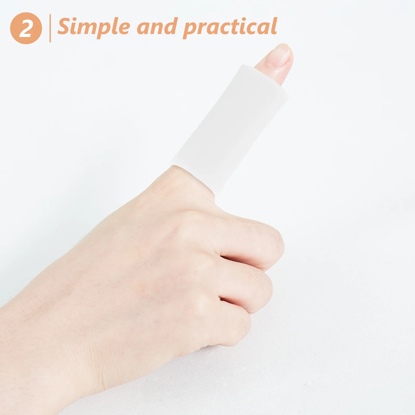 

10pcs Finger Sleeves Silicone Reusable Anti-Friction Finger Protectors Wear-Resistant Joint Protection Covers For Typing